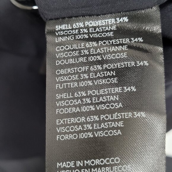 We The Free Free People Black Buttoned Cropped Notch Blazer Jacket Size Small S - Picture 4 of 14